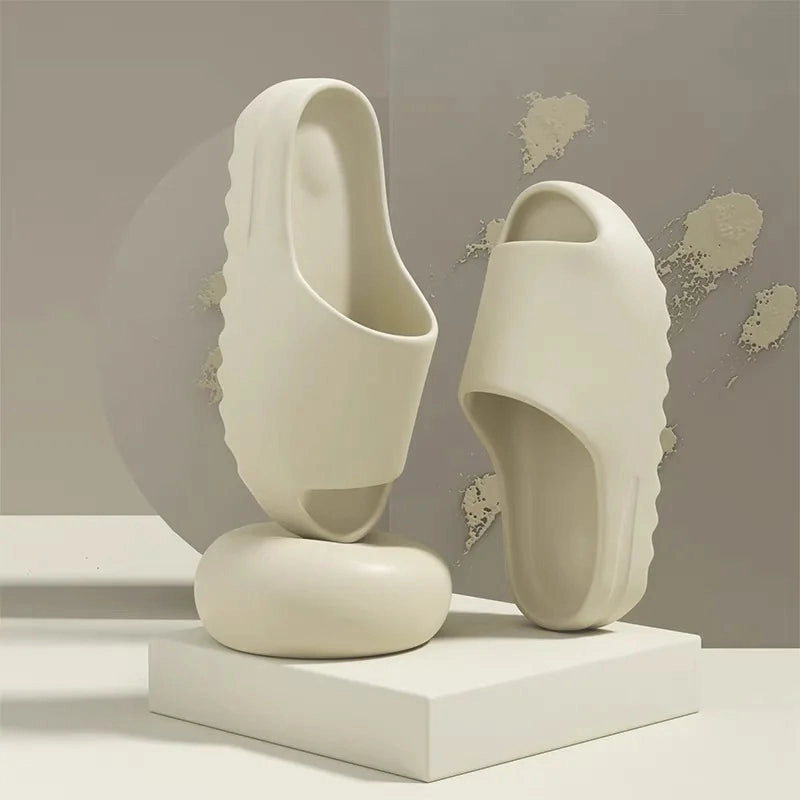 Trendy EVA Beach Flat Sandals for Women - Casual Summer Comfort