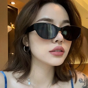 Vintage Cat Eye Sunglasses Woman Candy Colors Gradient Fashion