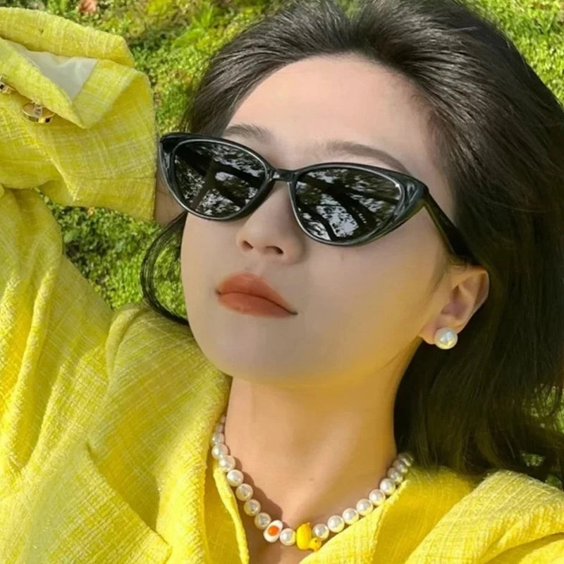 Vintage Cat Eye Women Sunglasses Small Frame UV400 Eyewear
