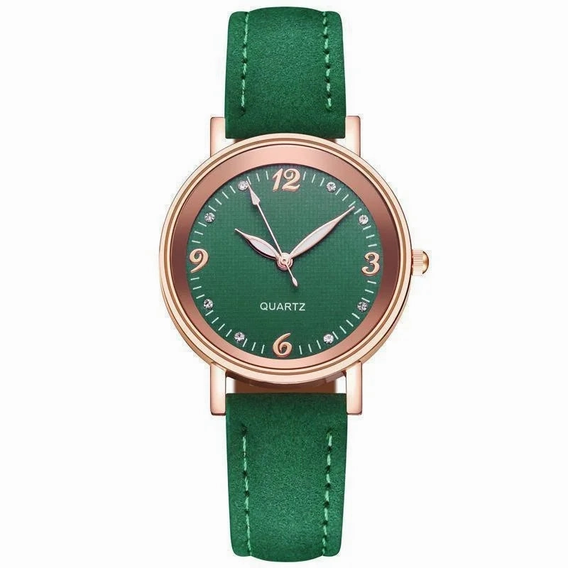 Watches for Women Leather Band Luxury Quartz Bracelet Watch