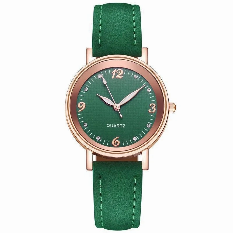 Watches for Women Leather Band Luxury Quartz Bracelet Watch