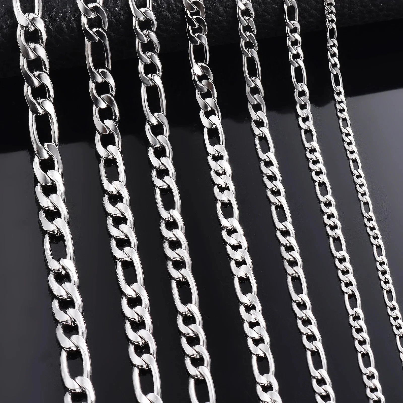 Wholesale 925 Sterling Silver Necklace 2-12mm Width Chain for Men and Women Engagement Jewelry
