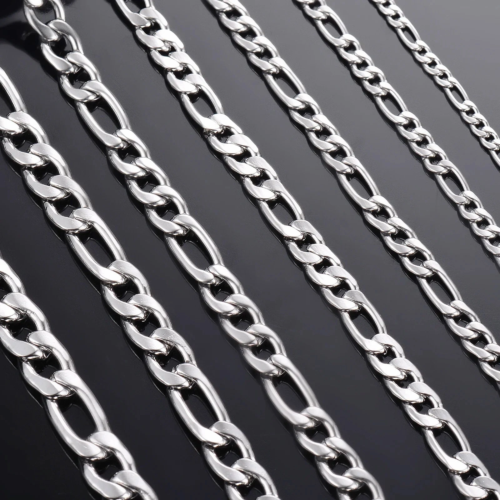 Wholesale 925 Sterling Silver Necklace 2-12mm Width Chain for Men and Women Engagement Jewelry