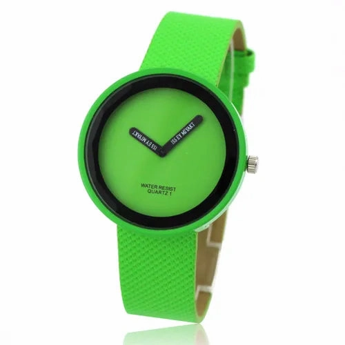 WoMaGe Women's Watches Fashion Casual Red Leather Band Quartz