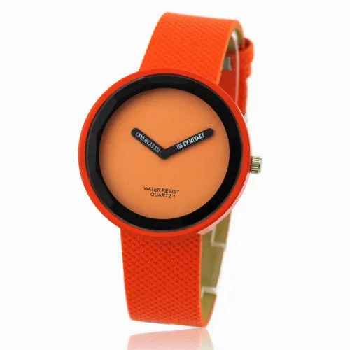 WoMaGe Women's Watches Fashion Casual Red Leather Band Quartz