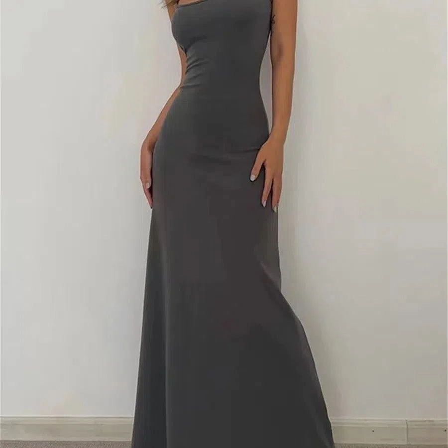 Woman Spring Summer Style Bodycon Dress Sexy Sleeveless Split Sheath