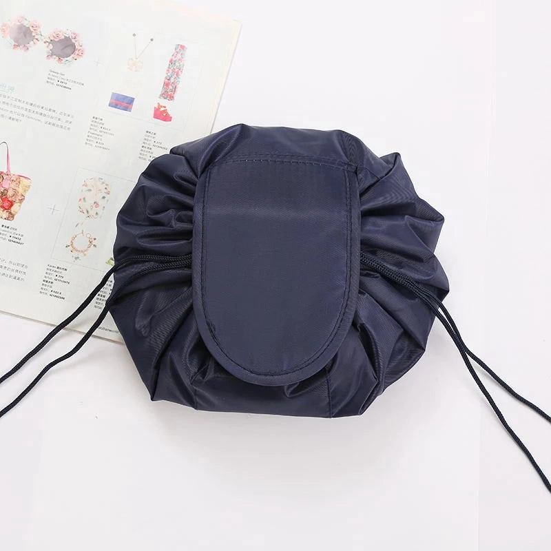 Women Drawstring Cosmetic Bag Travel Makeup Organizer Pouch