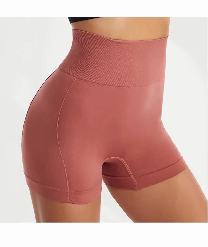 Women High Waist Workout Yoga Shorts Seamless Fit Scrunch Butt Leggings for Training and Running