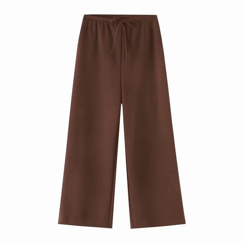 Women's 2 Piece Pants Set Elegant Corset Tops and Baggy Trousers Spring Summer Casual Y2K Fashion Outfit