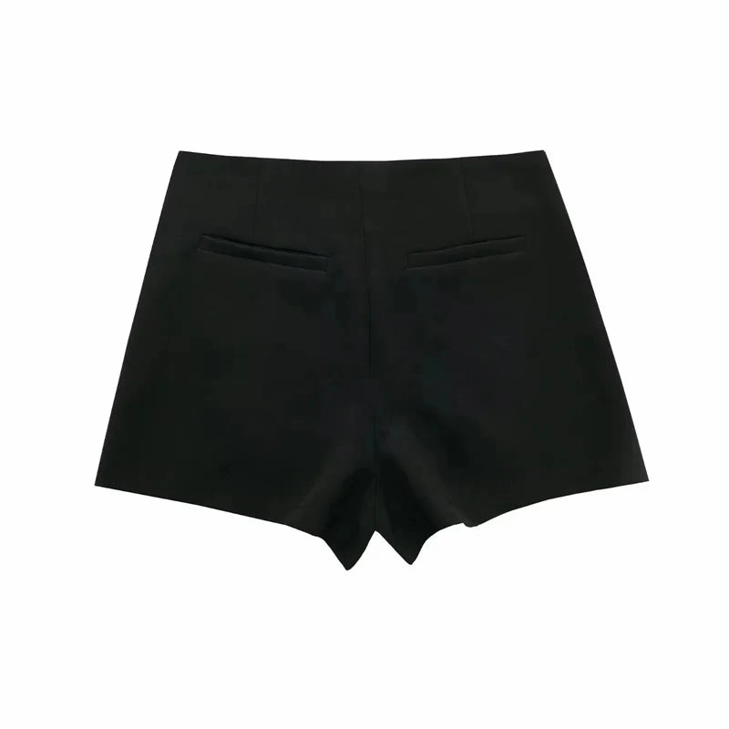 Women??s Black Mini Skirt Shorts Asymmetric High Waist Summer Casual Skort for Going Out and Party