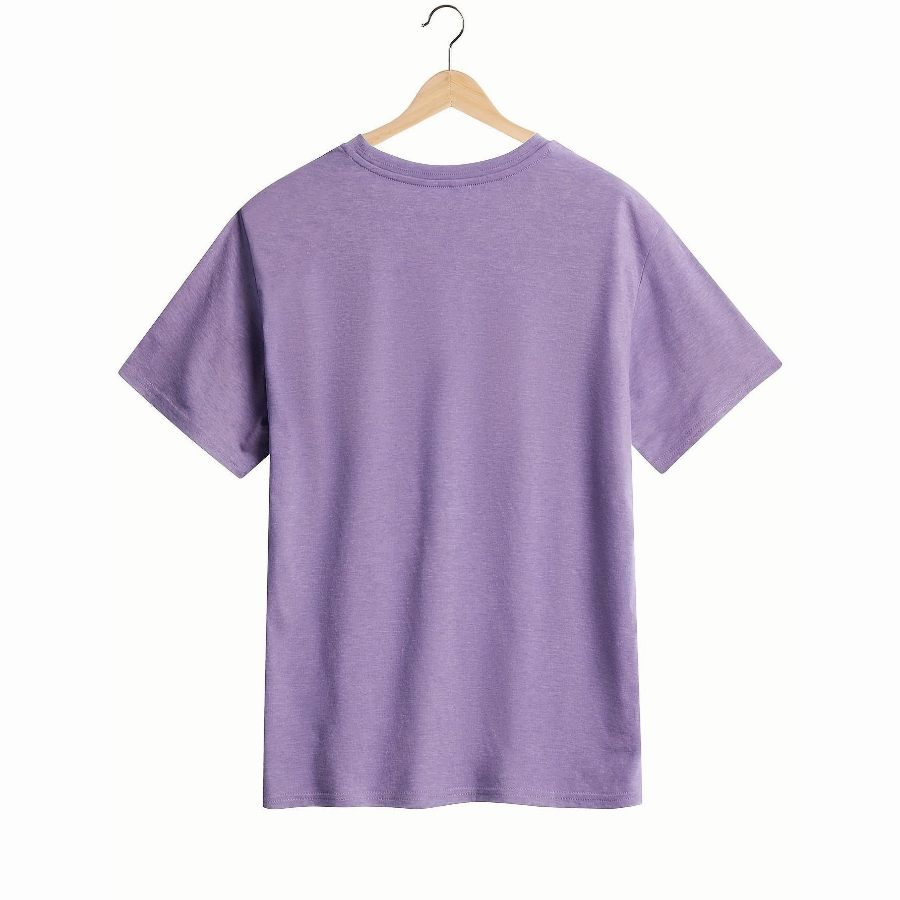 Women's Cartoon Fruit Print T-Shirt - Short Sleeve Fun Top
