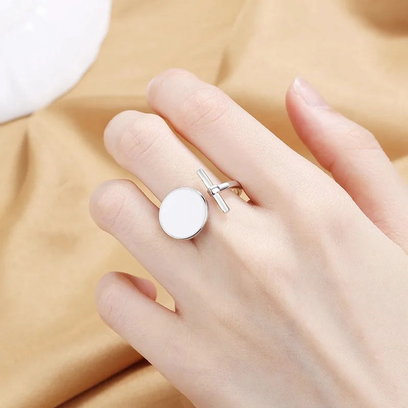 Women's Fashion Geometric Open Rings Accessory Trendy Golden Jewelry