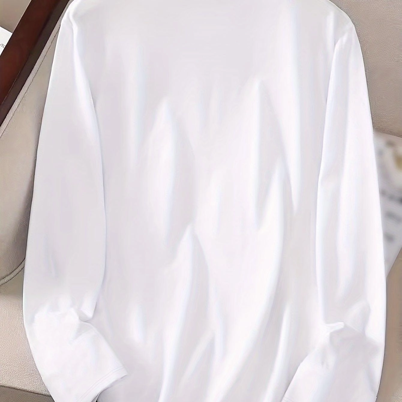 Women's Heart & Love Print Long Sleeve T-Shirt for Spring Fall