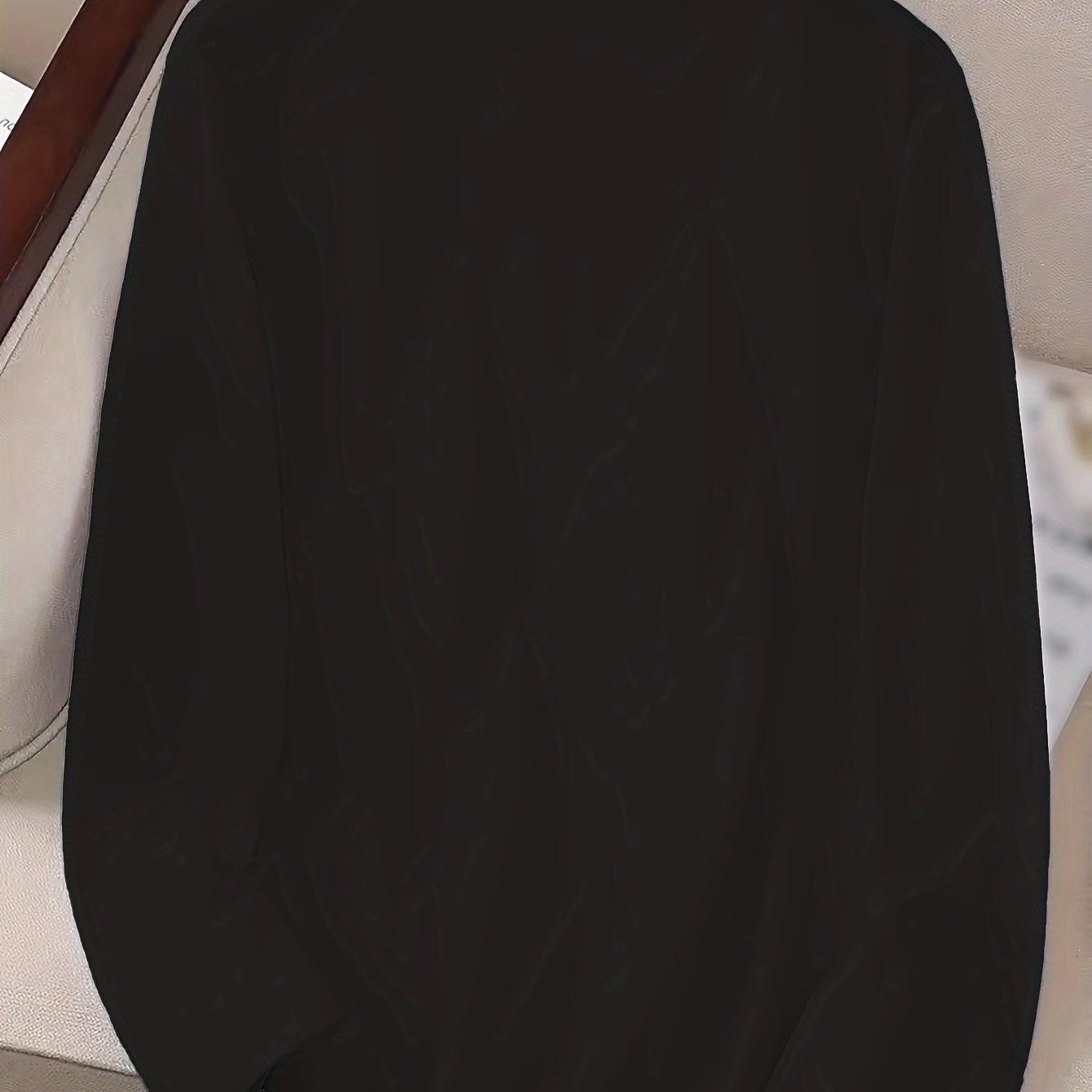 Women's Heart & Love Print Long Sleeve T-Shirt for Spring Fall