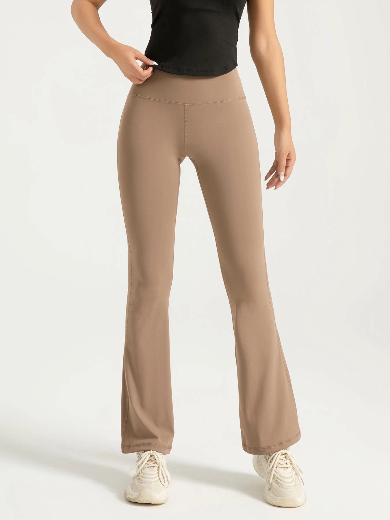 Women's High Waisted Bootcut Yoga Pants for Workout and Casual Wear - Comfortable Flared Leggings for Active Lifestyle