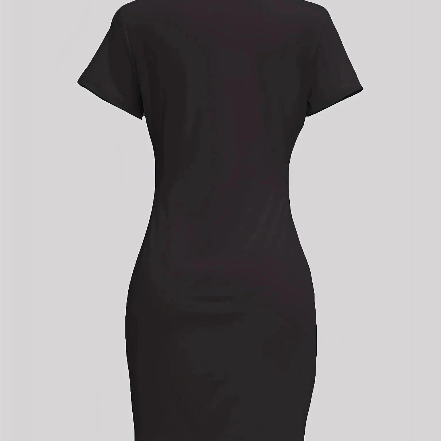 Women's Plus Size Summer Birthday Letter Print T-Shirt Dress