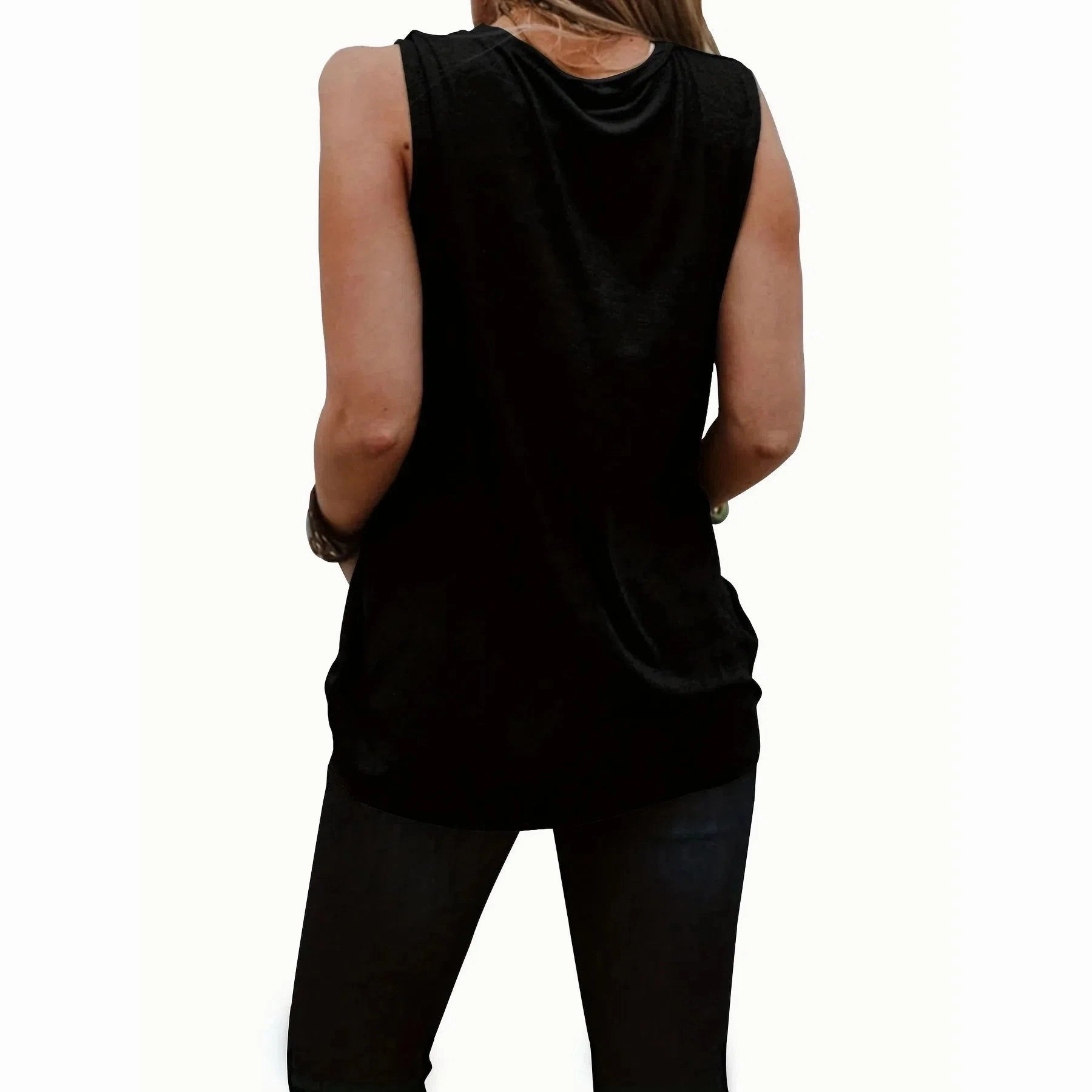 Women's Plus Size Summer Sleeveless Tank Top for Comfort