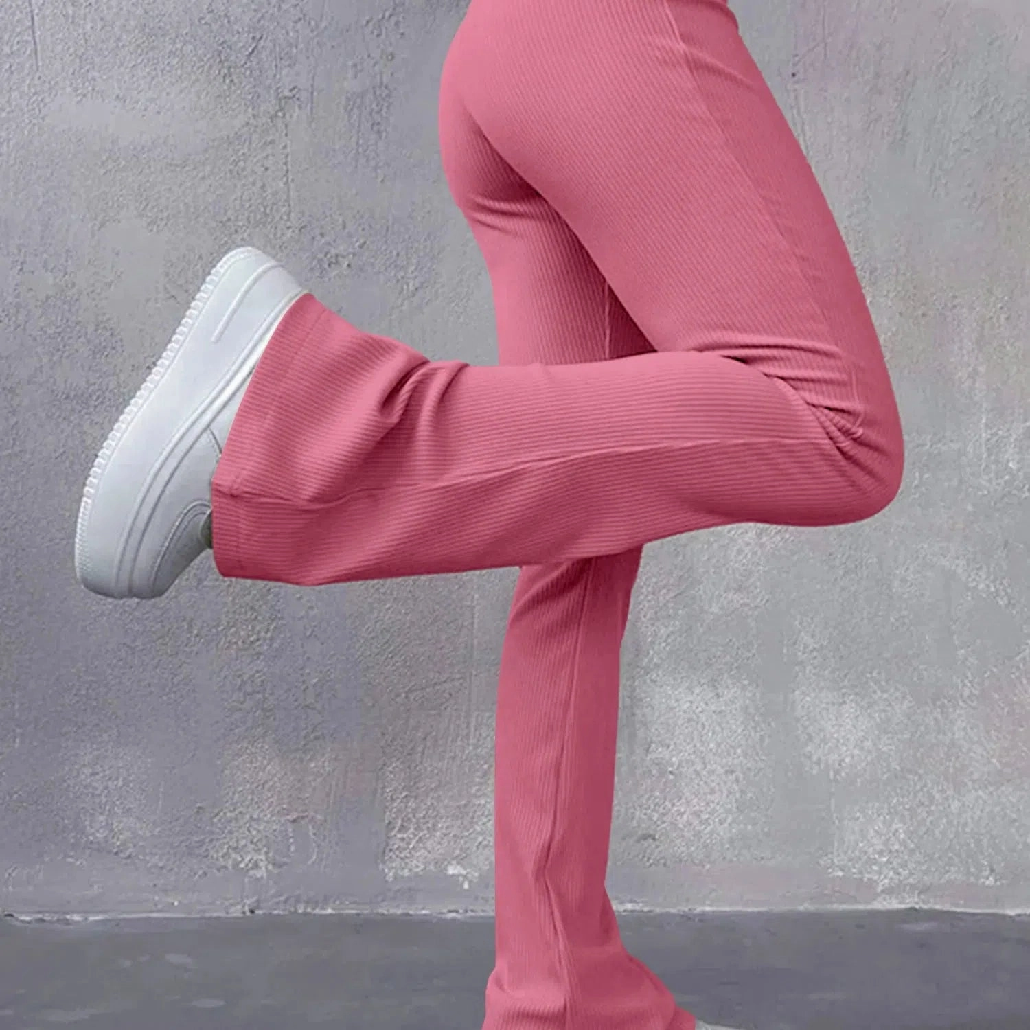 Women's Sexy Slim High Waisted Flared Pants for Longer Legs
