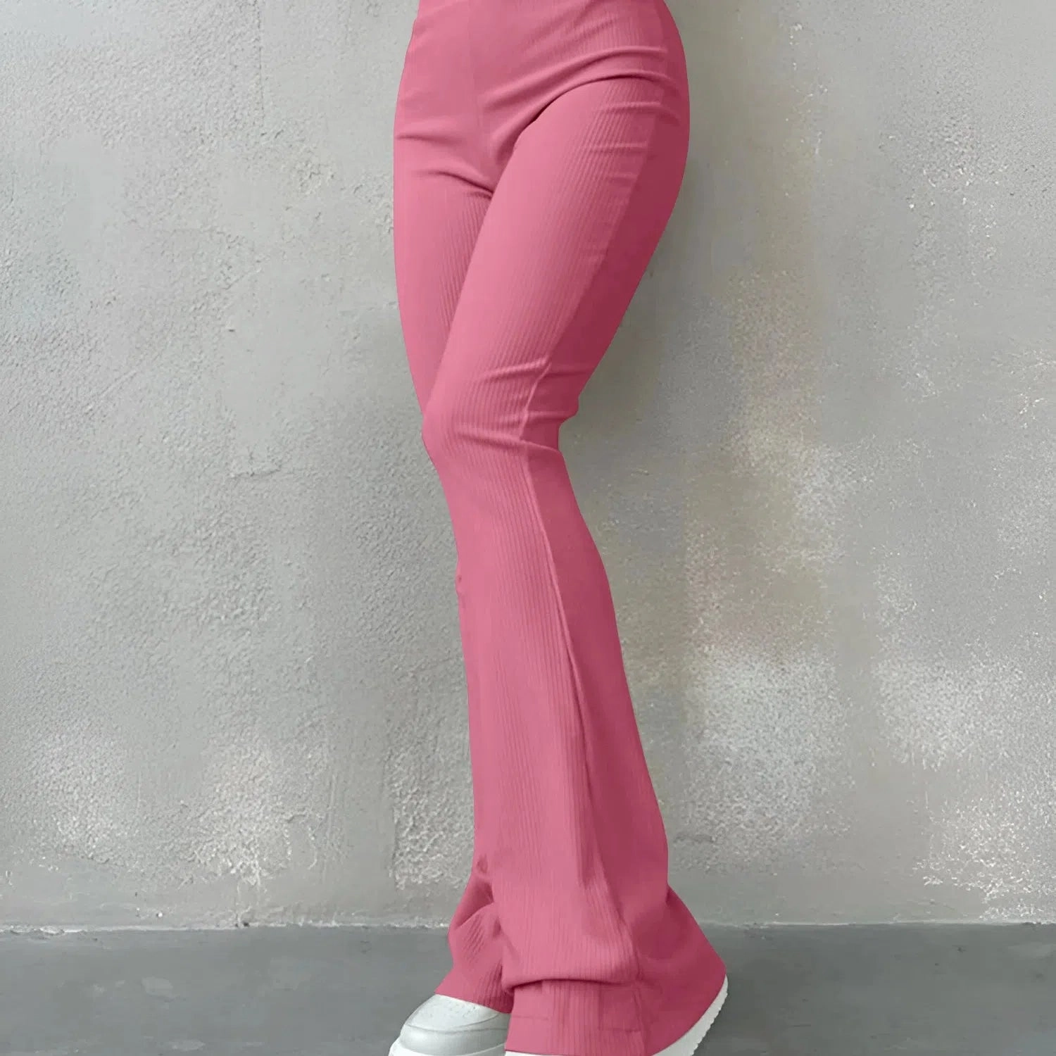 Women's Sexy Slim High Waisted Flared Pants for Longer Legs