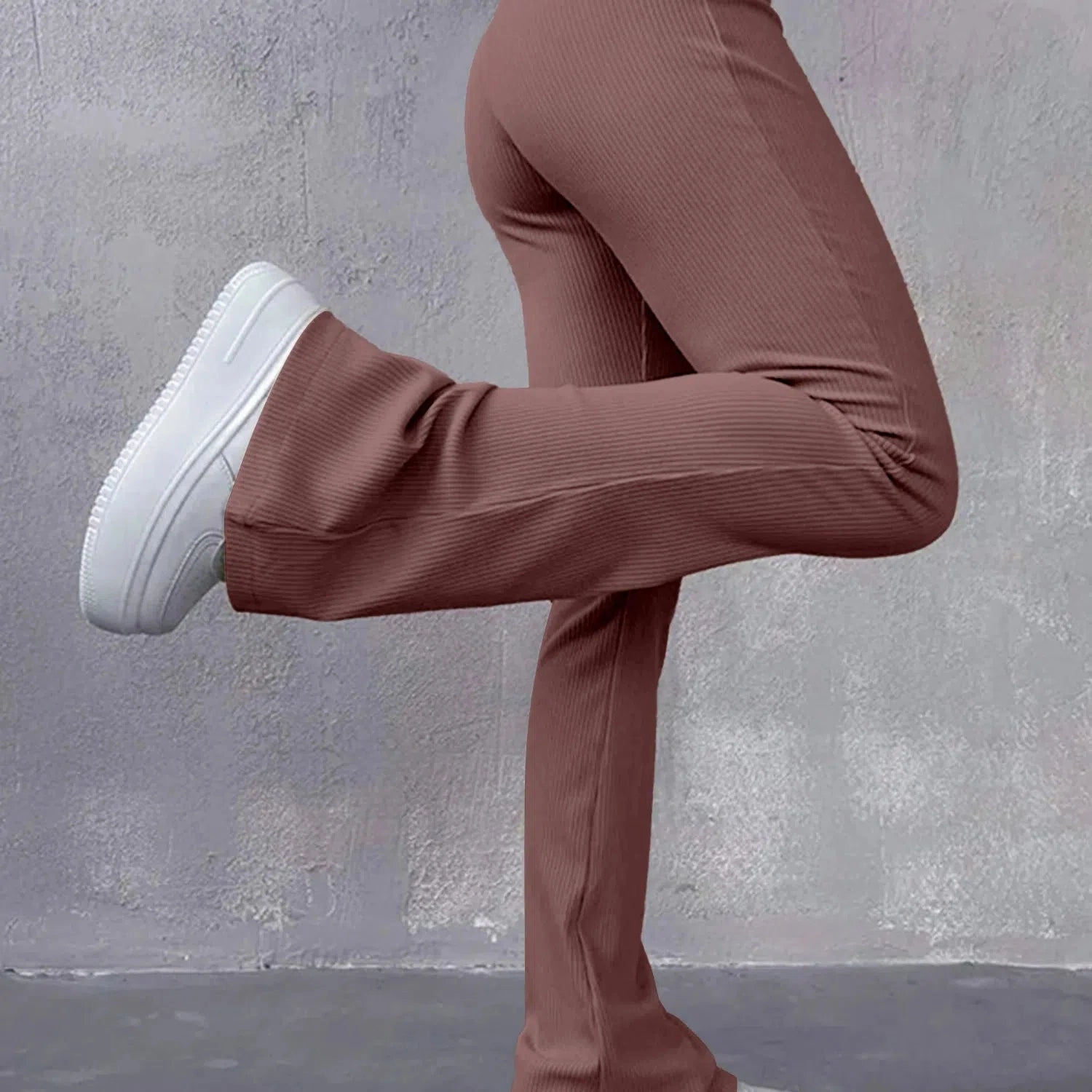 Women's Sexy Slim High Waisted Flared Pants for Longer Legs