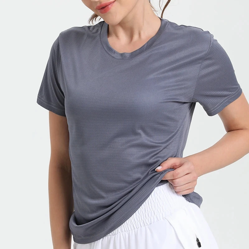 Women's Ultralight Quick Dry Sport T-Shirt, Breathable Gym Compression Shirt