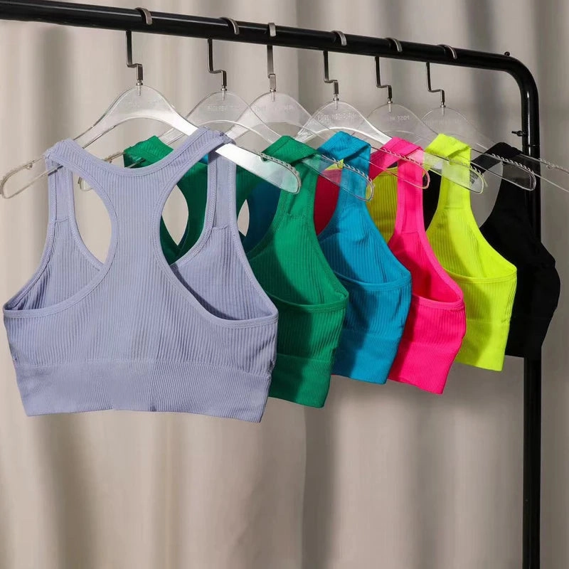 Women Sports Bra Top Push Up Fitness Yoga Bra Underwear Sport Tops for Women Breathable Gym Wear Running Vest for Active Lifestyle