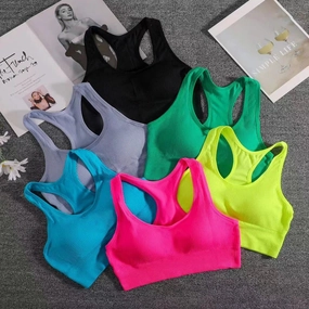 Women Sports Bra Top Push Up Fitness Yoga Bra Underwear Sport Tops for Women Breathable Gym Wear Running Vest for Active Lifestyle