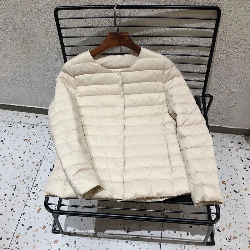 Women Spring Jacket New Arrival Ultralight 90% Down Parka