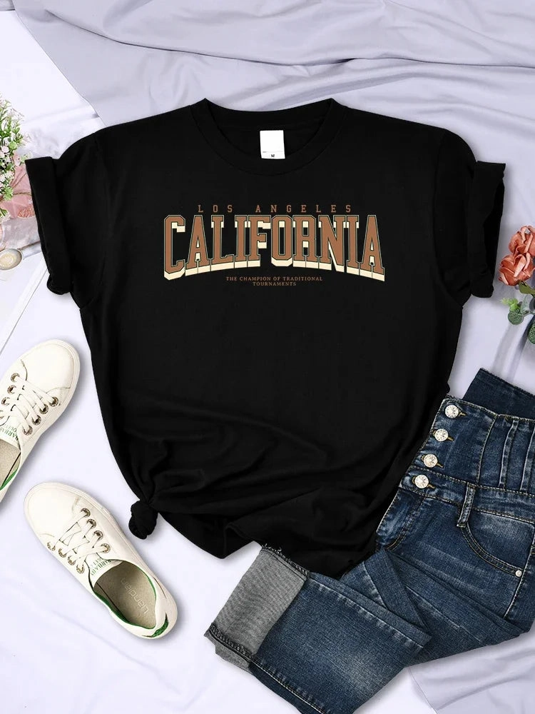 Women Summer Breathable Short Sleeve T Shirt Casual Streetwear Soft Cotton Blend Top for Summer and Casual Outings