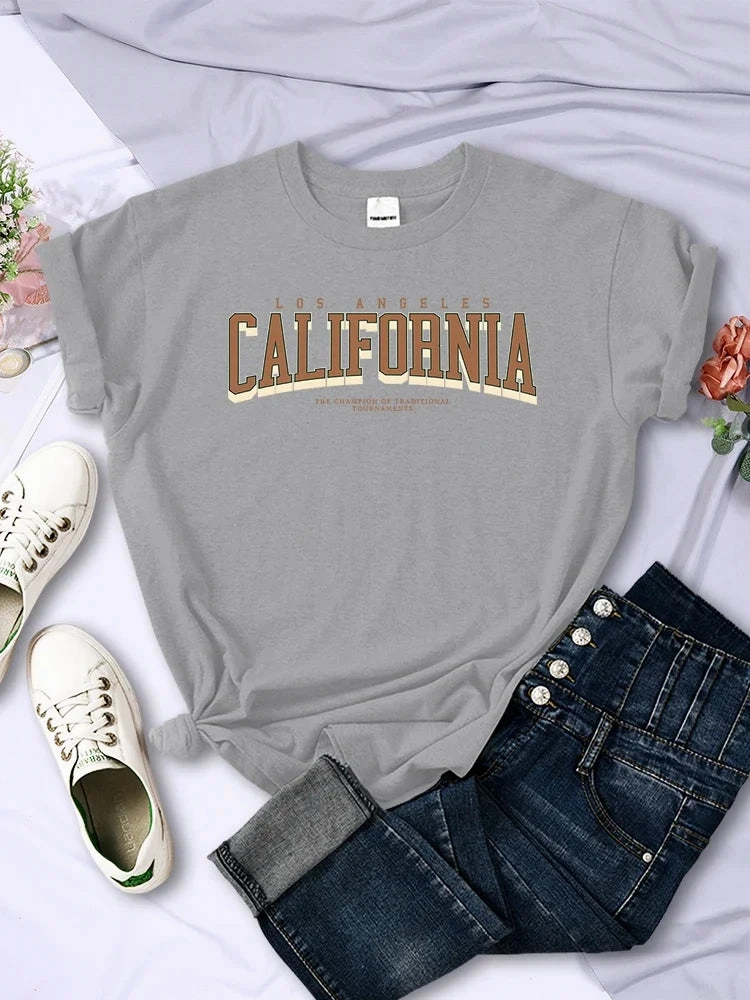 Women Summer Breathable Short Sleeve T Shirt Casual Streetwear Soft Cotton Blend Top for Summer and Casual Outings
