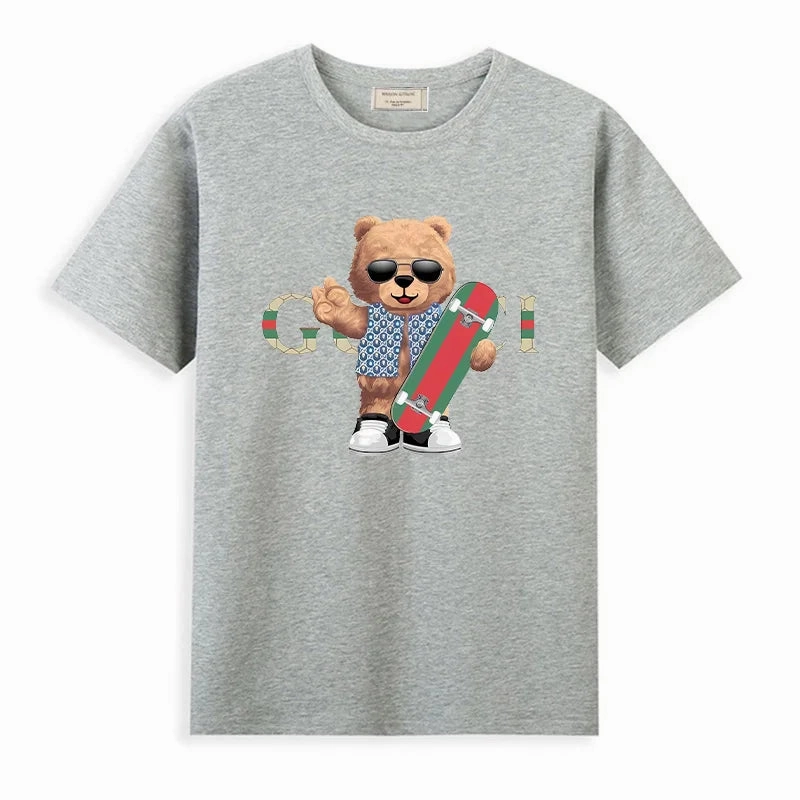 Women Summer Graphic T Shirts Casual Cotton Oversized Harajuku Y2K Style Soft Breathable Fashion Top for Women
