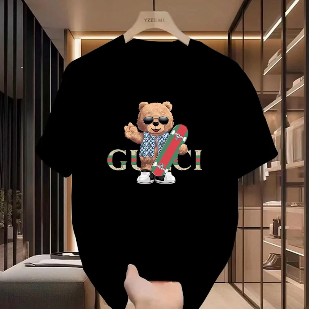 Women Summer Graphic T Shirts Casual Cotton Oversized Harajuku Y2K Style Soft Breathable Fashion Top for Women