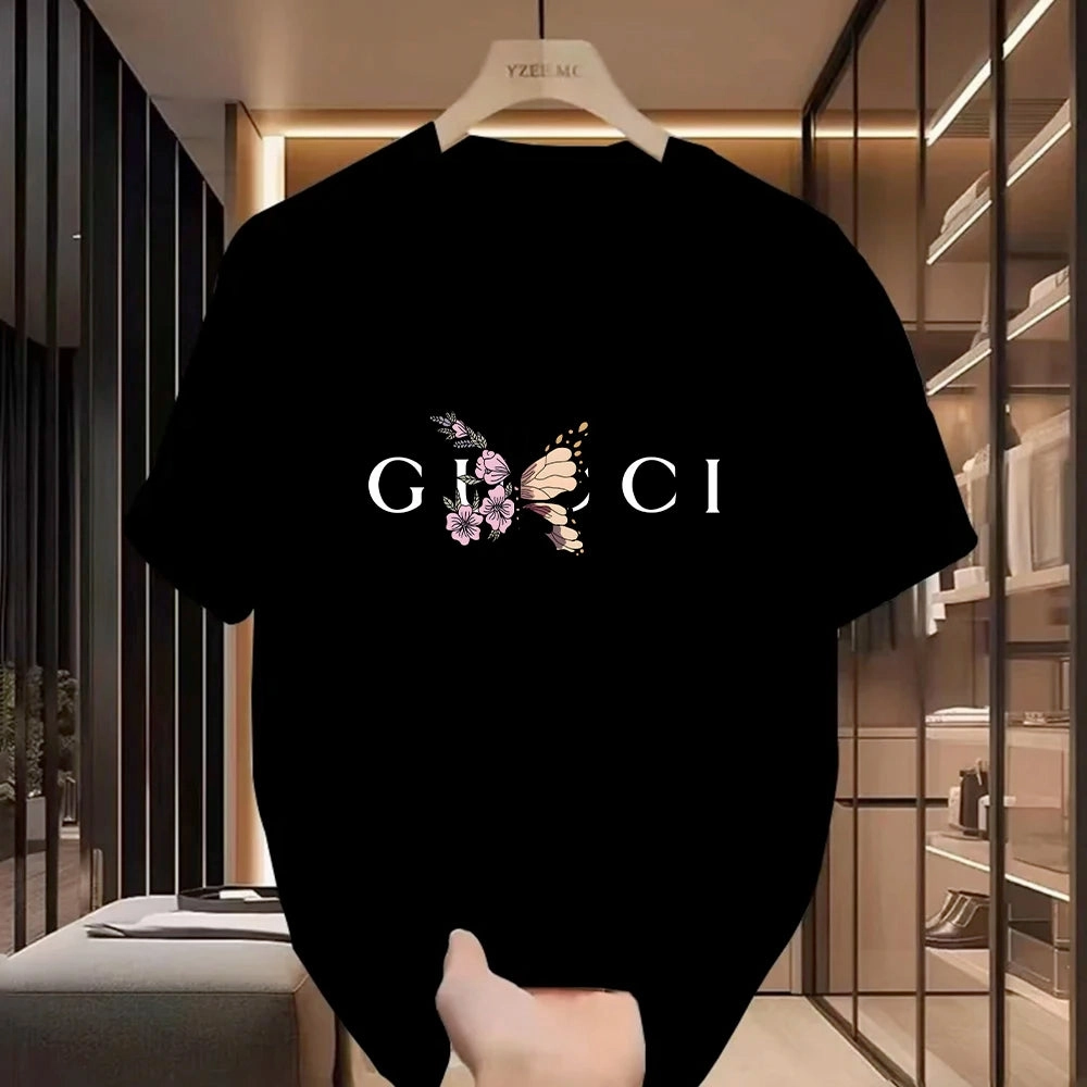 Women Summer Graphic T Shirts Casual Cotton Oversized Harajuku Y2K Style Soft Breathable Fashion Top for Women