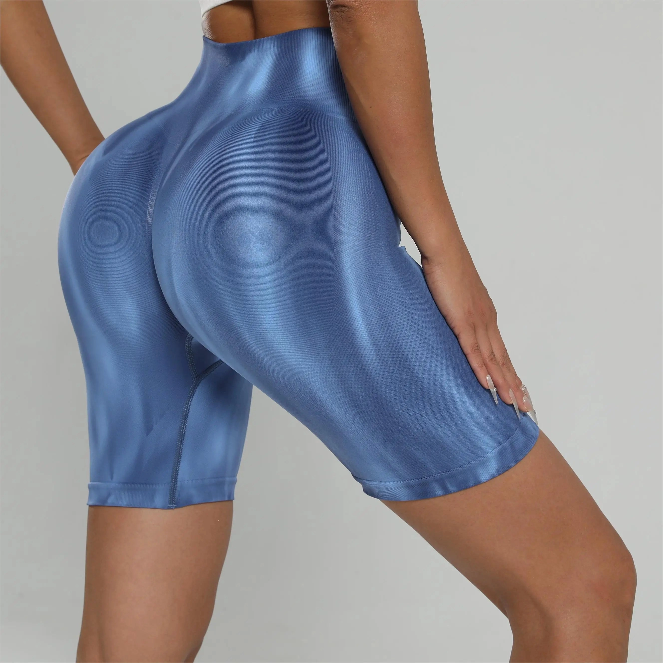 Women Tie Dye Gym Leggings Seamless Push Up Tights Training Pants Scrunch Sports High Waist Butt Lifting Workout Yoga Leggins