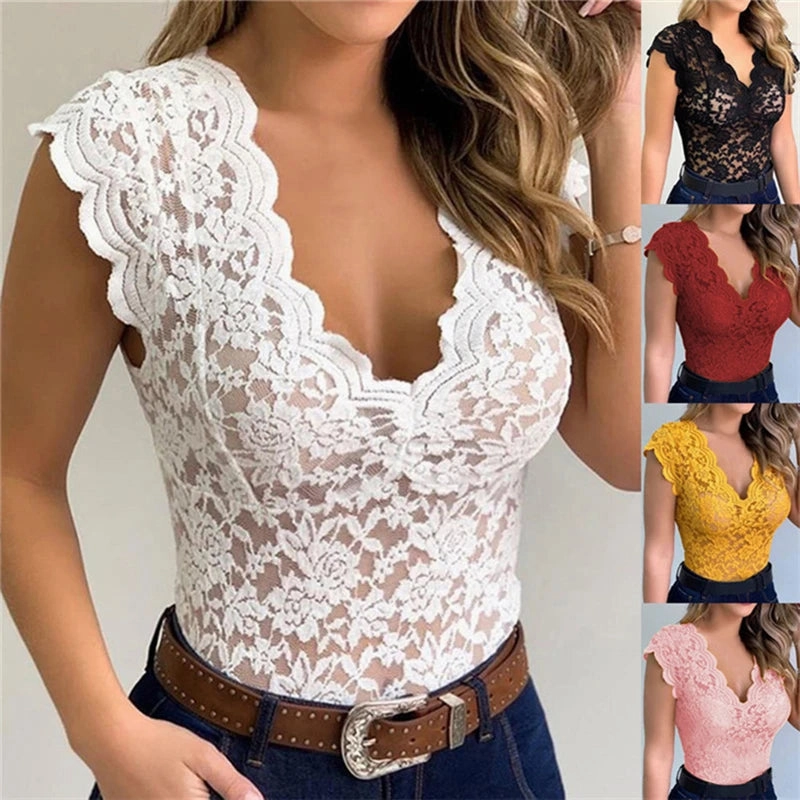 Women Tops Summer Sexy Lace Crochet Cardigan Casual Trendy Hollow Out Style for Ladies