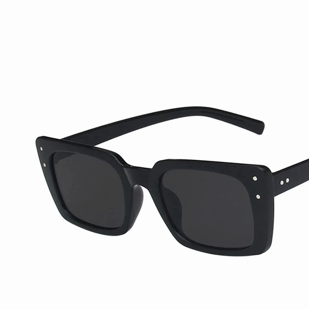 XaYbZc Vintage Rectangle Sunglasses Women Leopard UV400 Eyewear