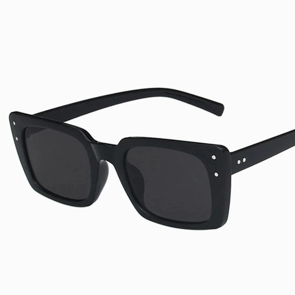 XaYbZc Vintage Rectangle Sunglasses Women Leopard UV400 Eyewear