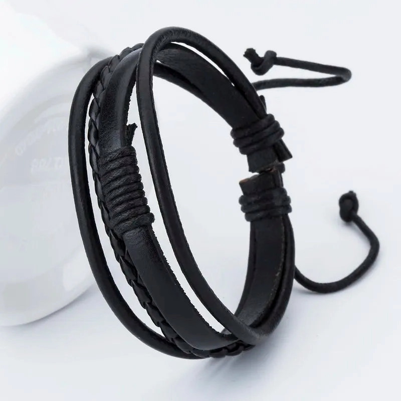XQNI Fashion Charm Leather Bracelets For Women DIY Gift