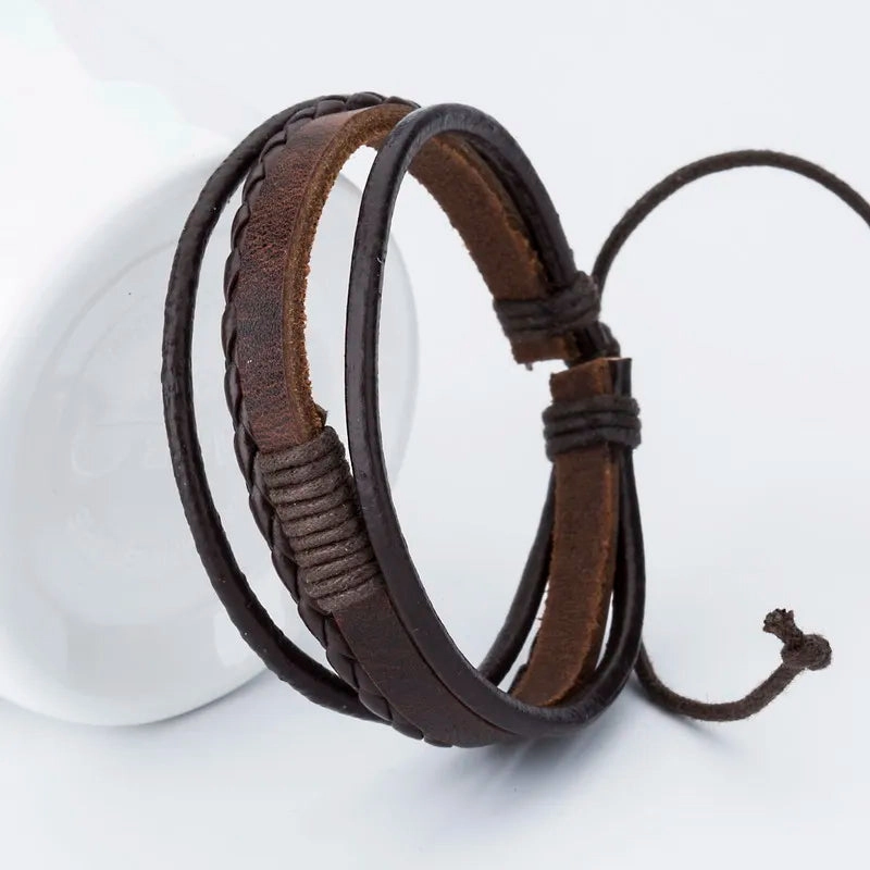 XQNI Fashion Charm Leather Bracelets For Women DIY Gift