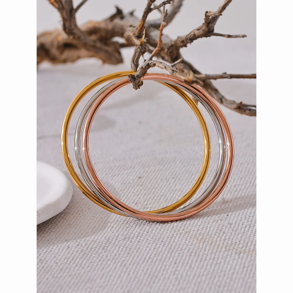 Yhpup 3.0*60/65mm Classic Stainless Steel Bangle Waterproof