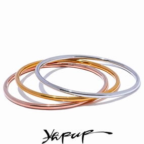 Yhpup 3.0*60/65mm Classic Stainless Steel Bangle Waterproof