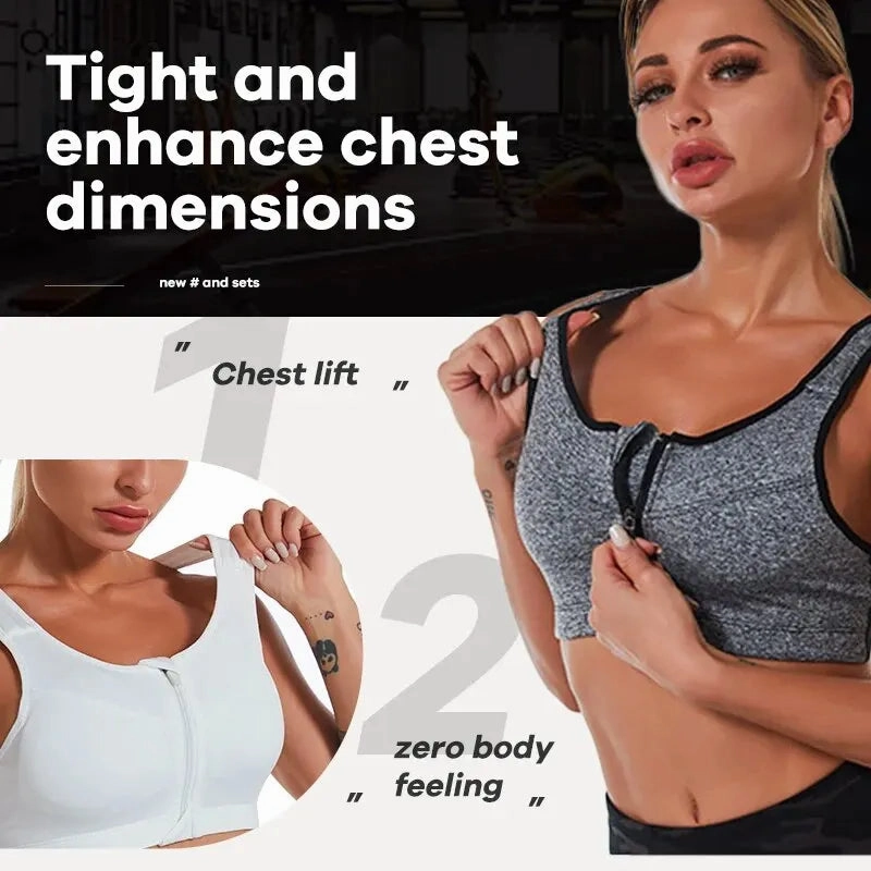 Yoga Fitness Bra Shock-Absorbing Quick-Drying Sports Bra for Women