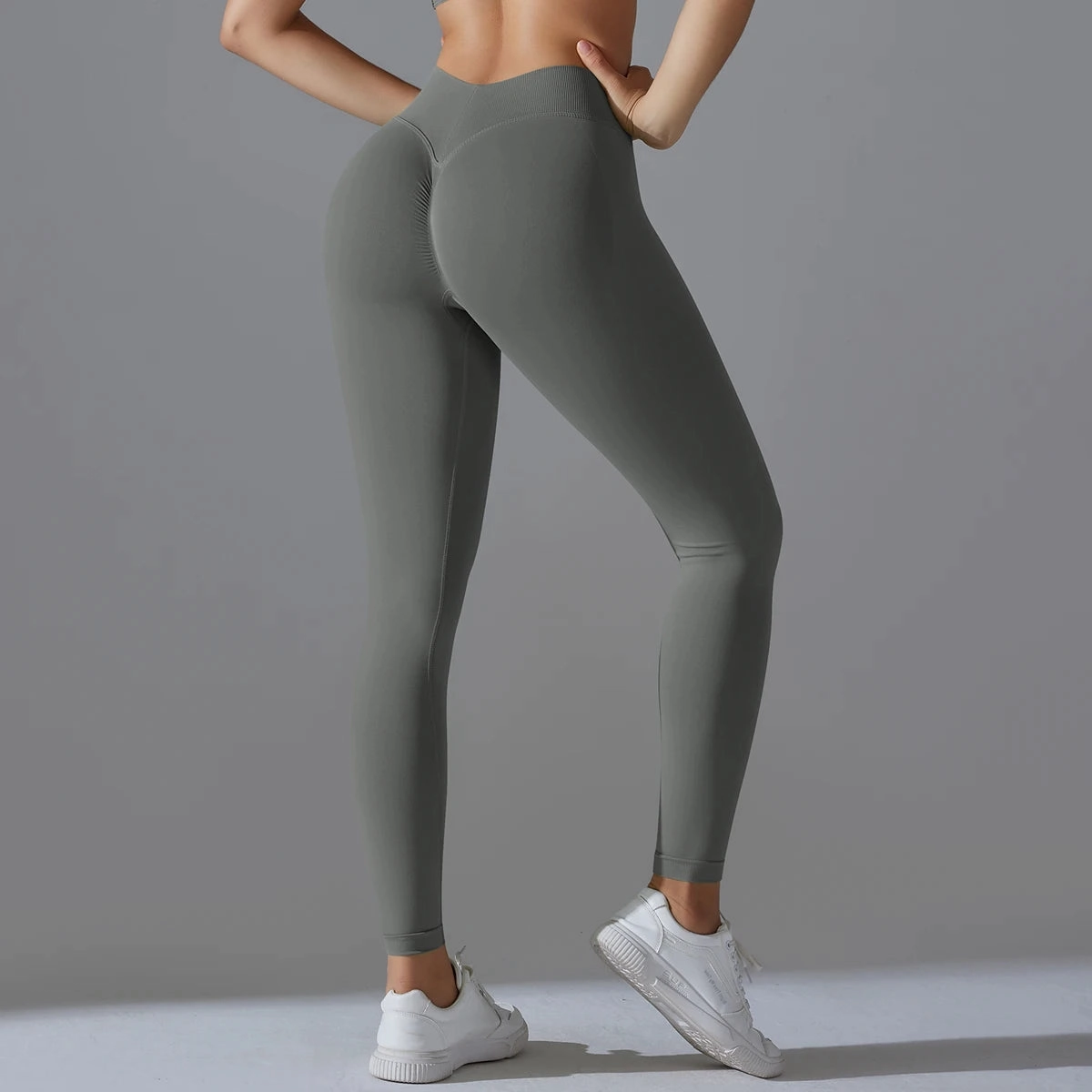 Yoga Leggings Seamless Gym Leggings Women High Waist Booty Lifting Fitness Wear