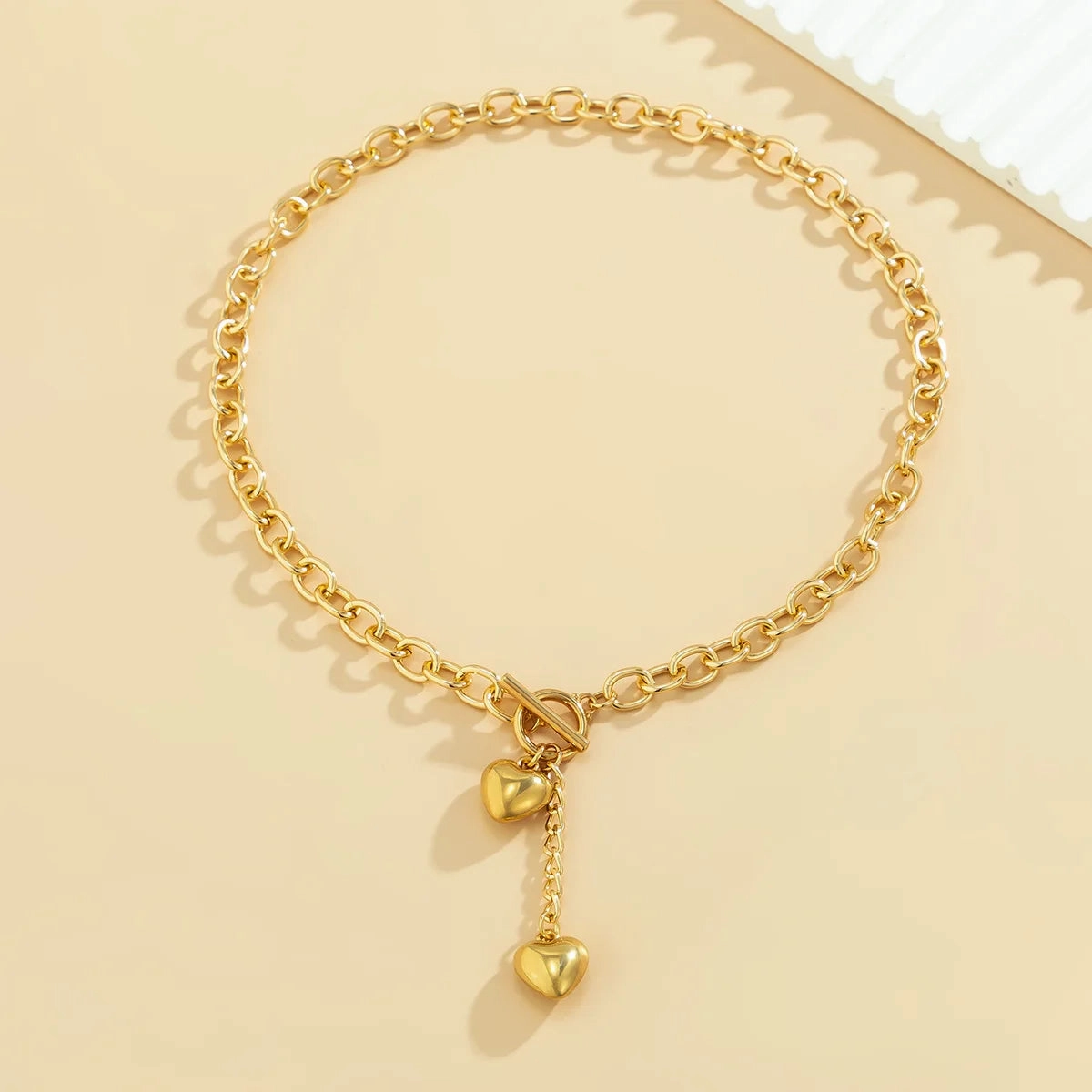 YWZIXLN Trend Elegant Big Heart Pendant Necklace for Women