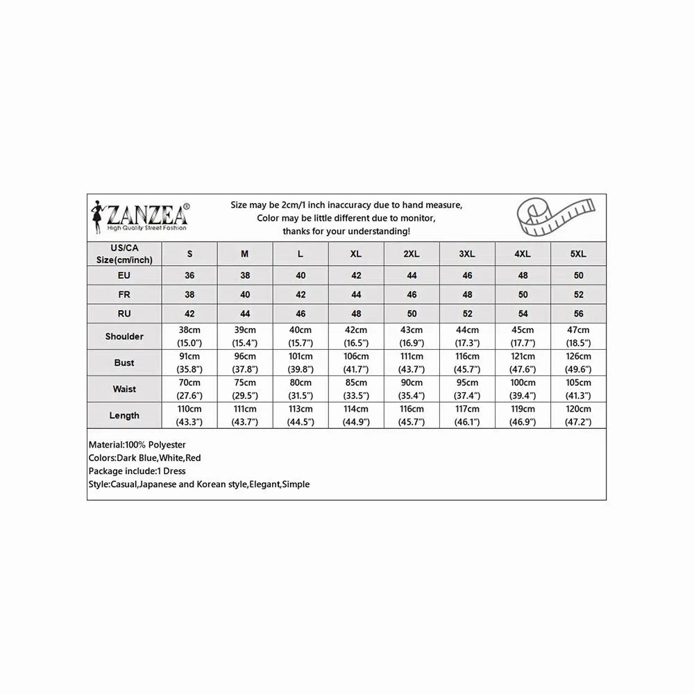 ZANZEA Casual O-neck Tank Midi Dress Women Elegant Summer Sundress