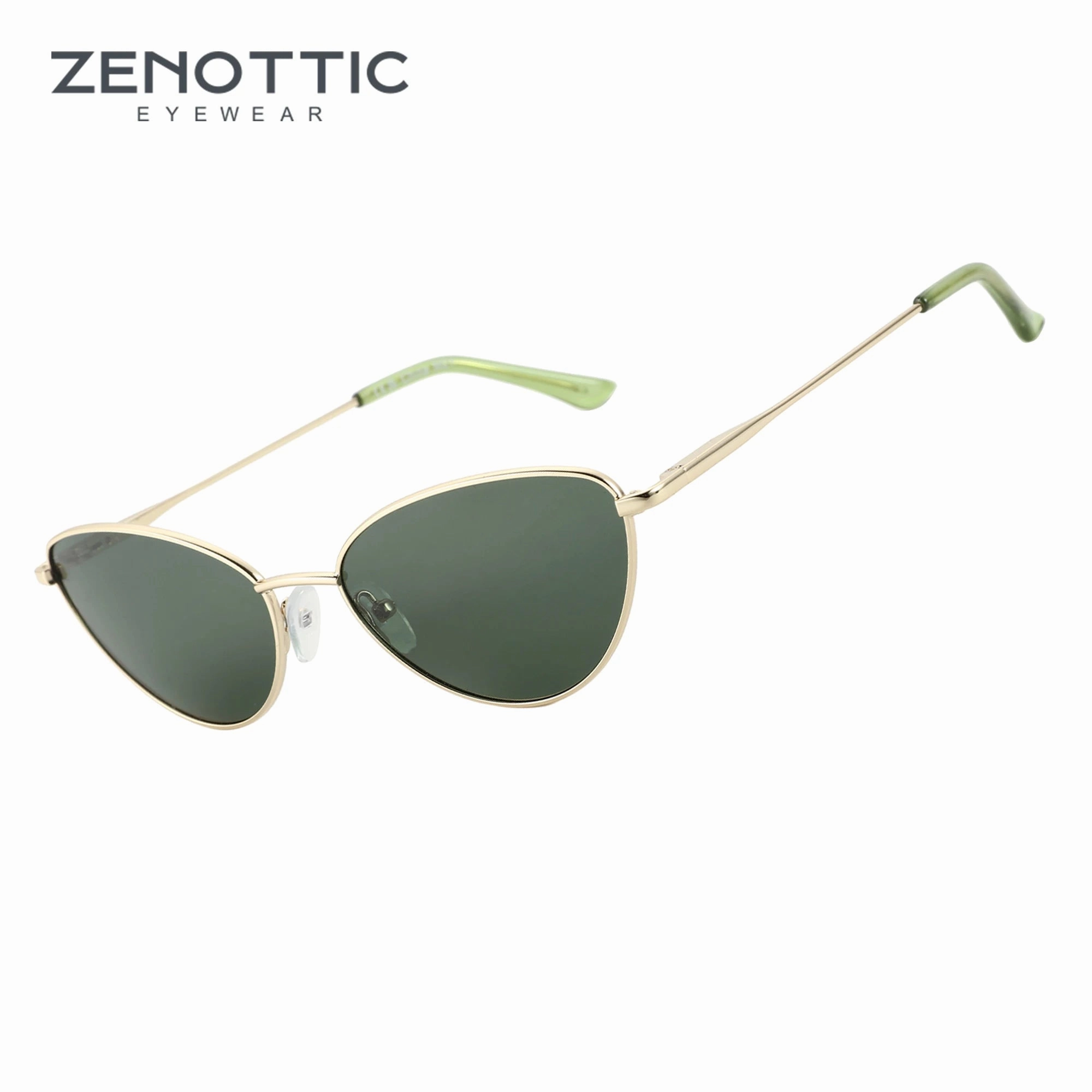 ZENOTTIC Vintage Cat Eye Sunglasses Polarized UV Protection