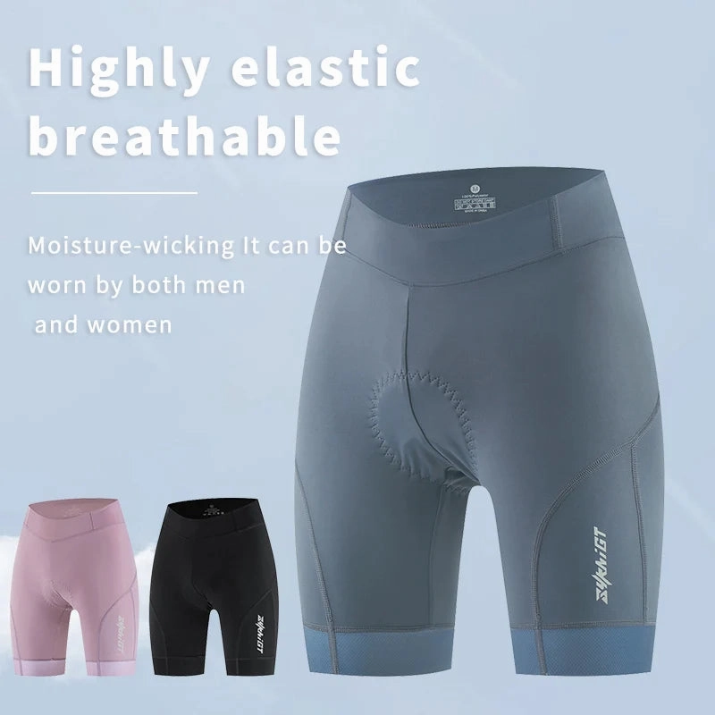 ZYKNIGT Women's Summer Bicycle Bib Shorts High-Quality Breathable Cycling Pants